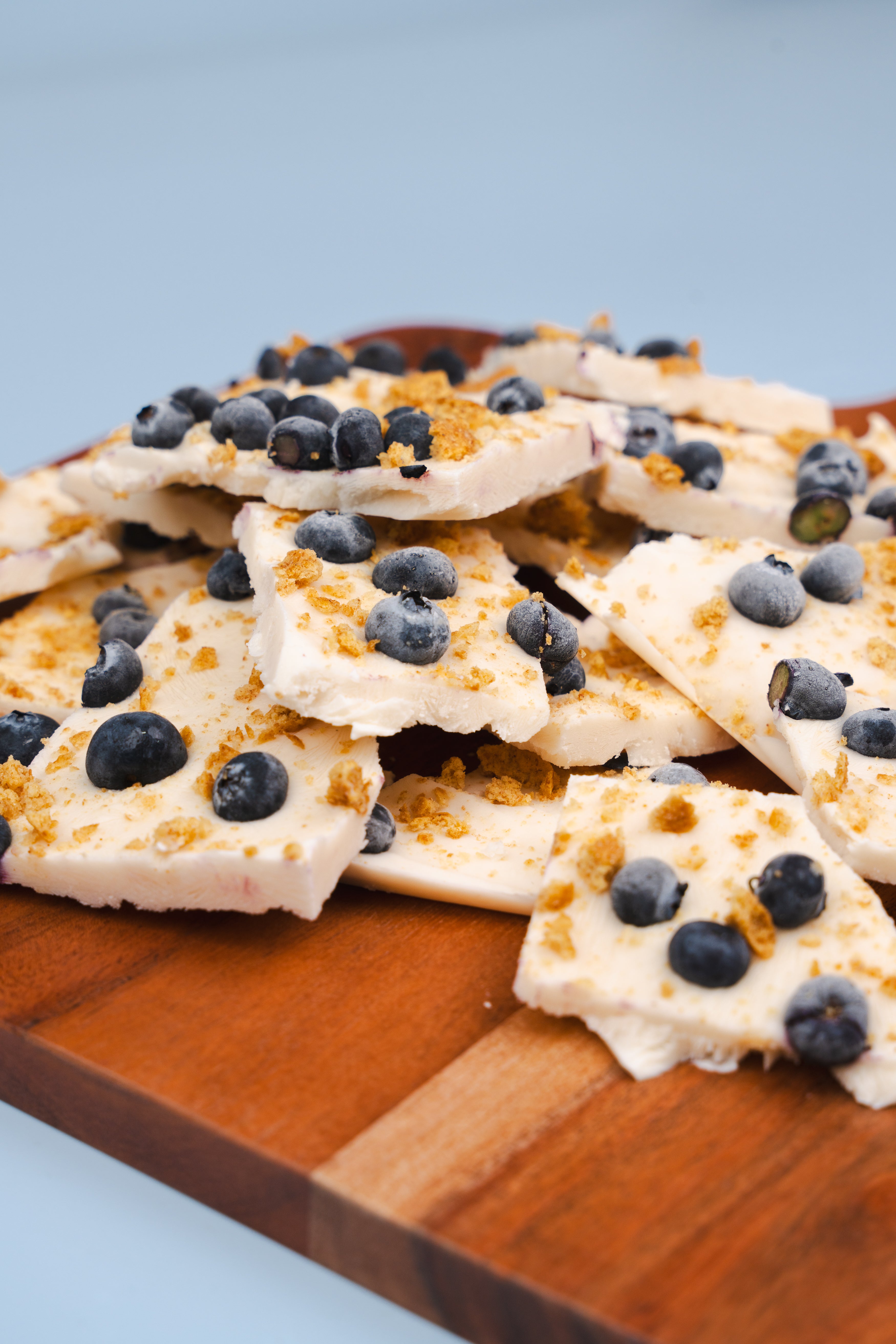 Blueberry Cheesecake Yogurt Bark (High-Protein & Summer-Approved)