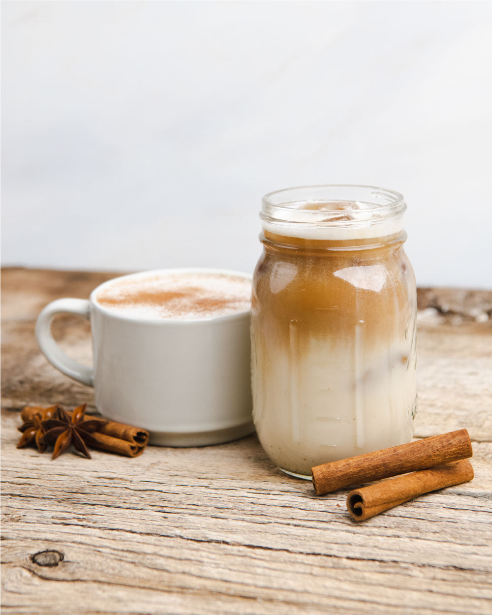 High-Protein Dirty Chai Tea Lattes