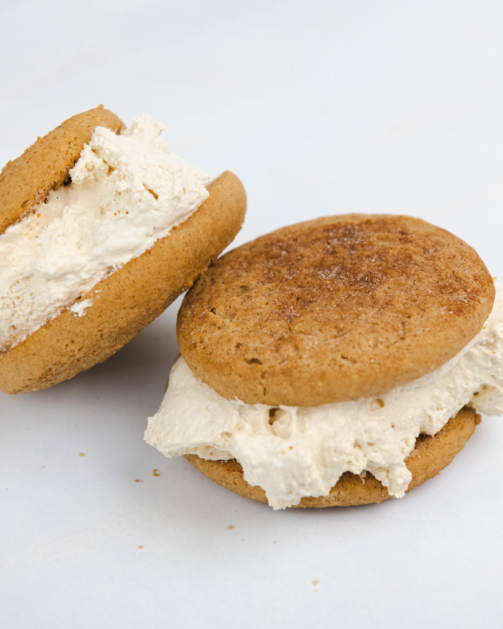 Protein Pumpkin Spice Ice Cream Sandwiches