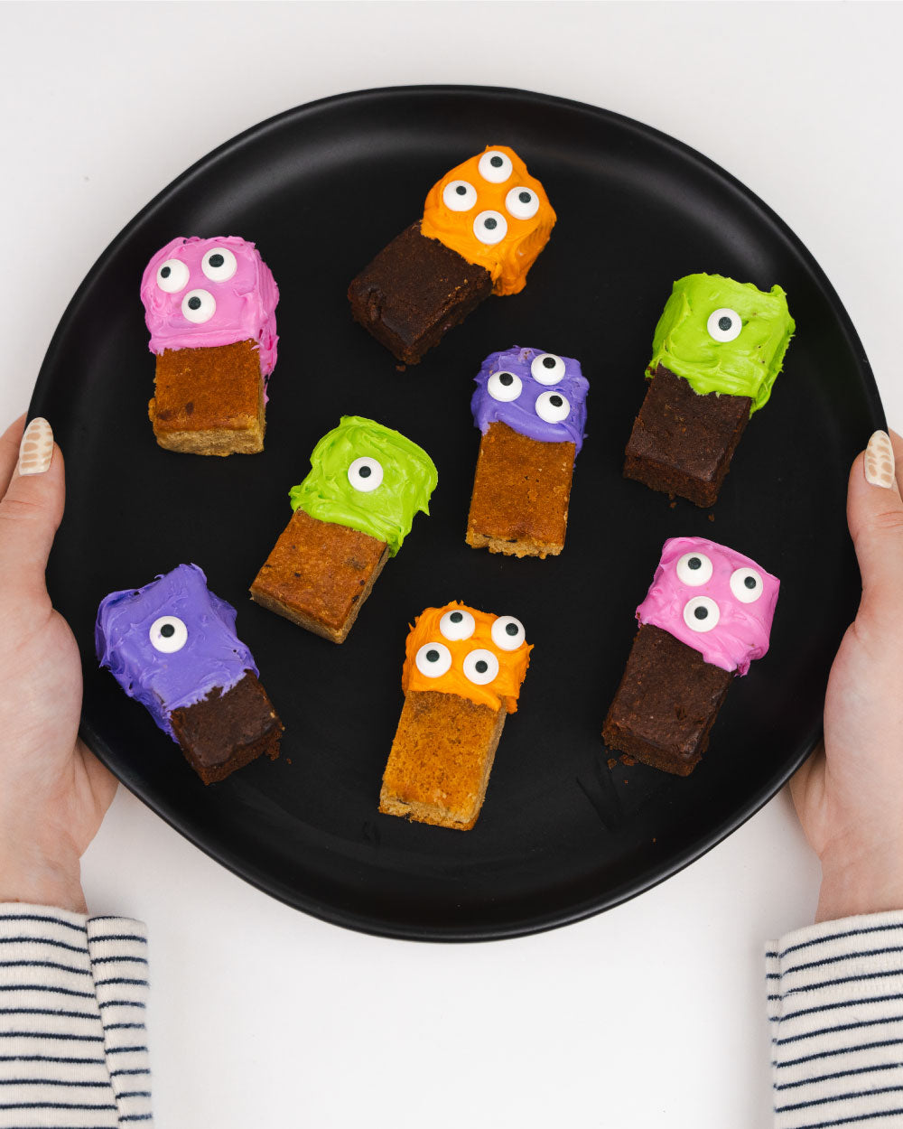 Spooky Protein Brownies