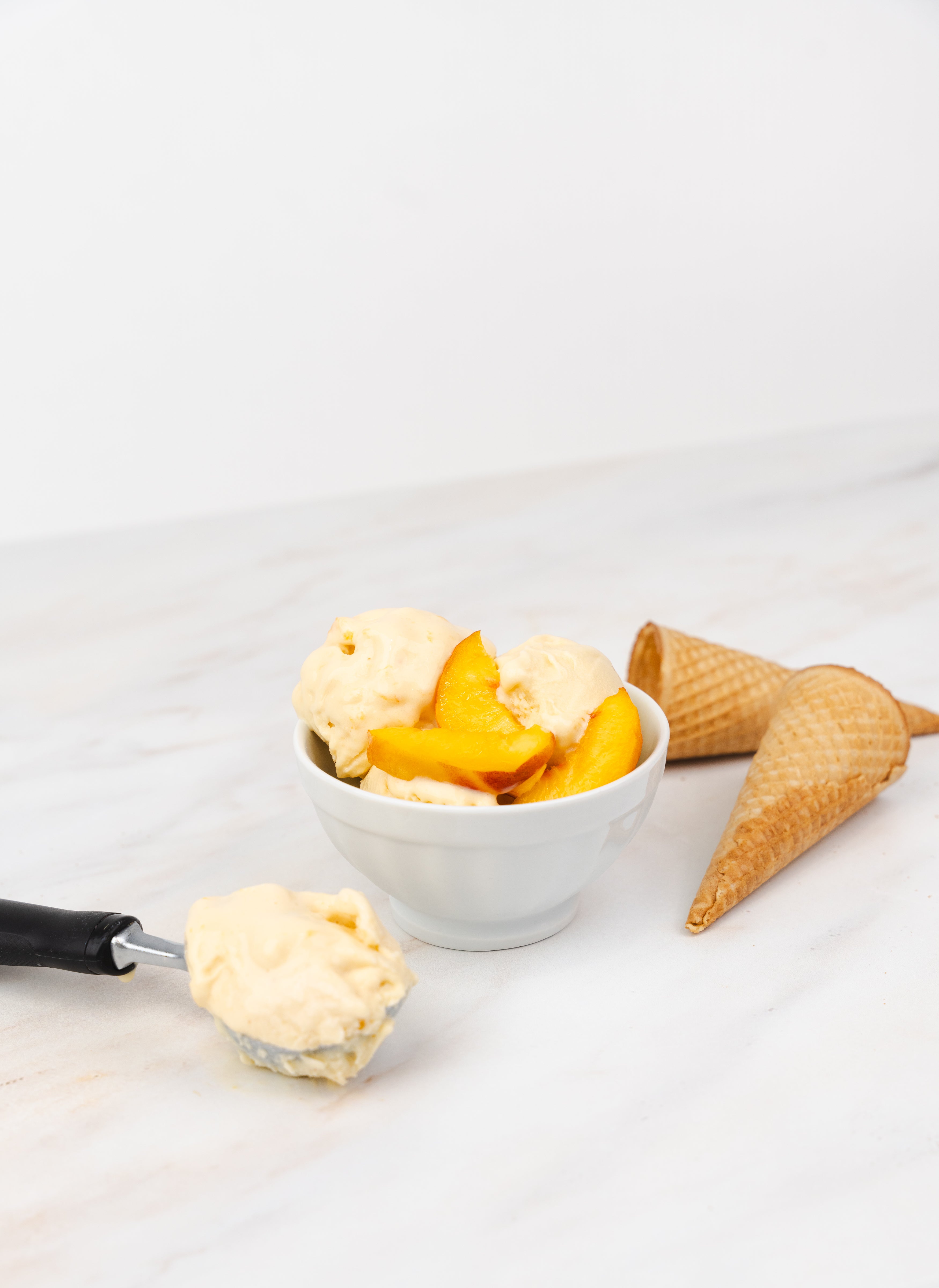 Peach Protein Ice Cream
