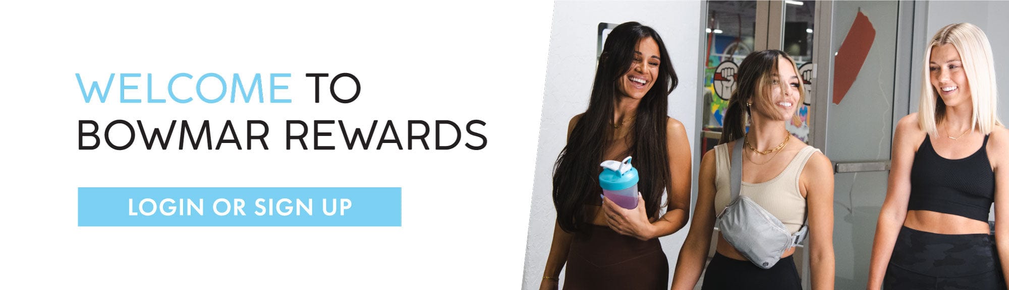 welcome to bowmar rewards - desktop banner