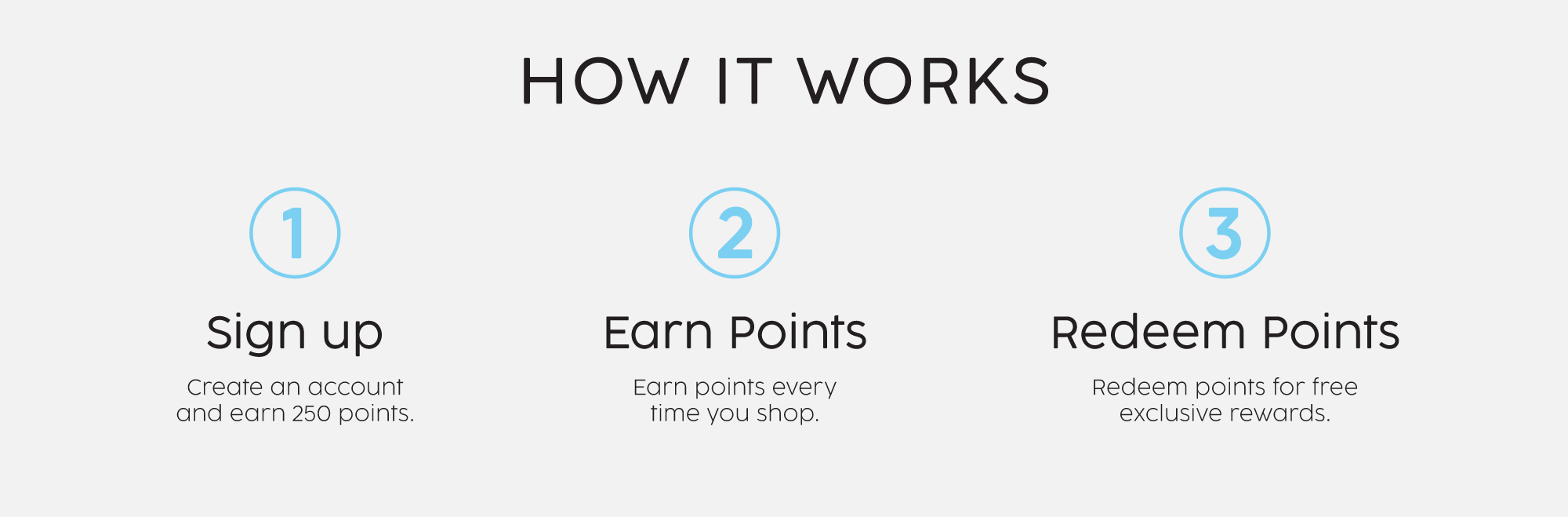Rewards page banner - How It Works