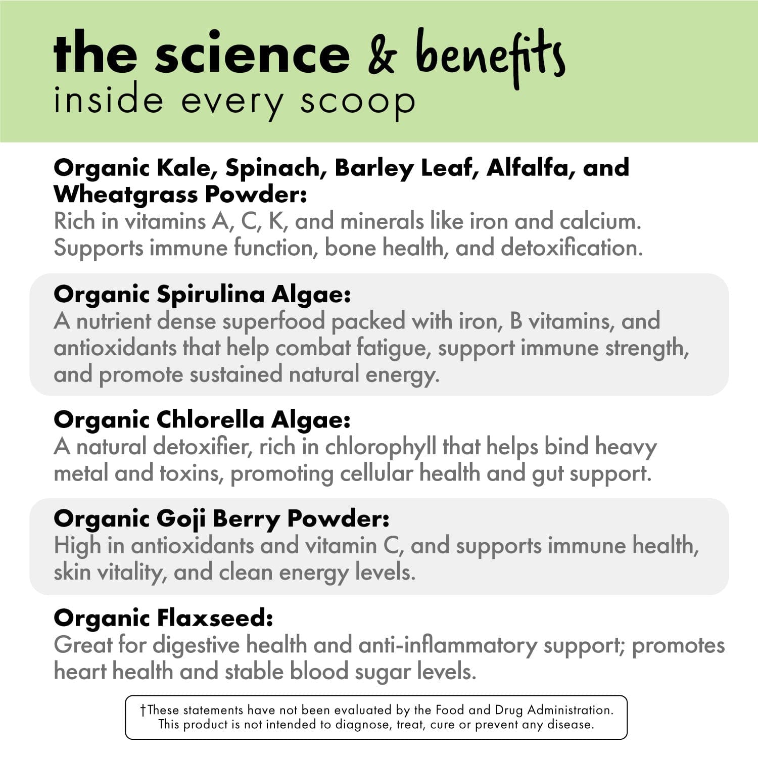greens berry flavor - benefits