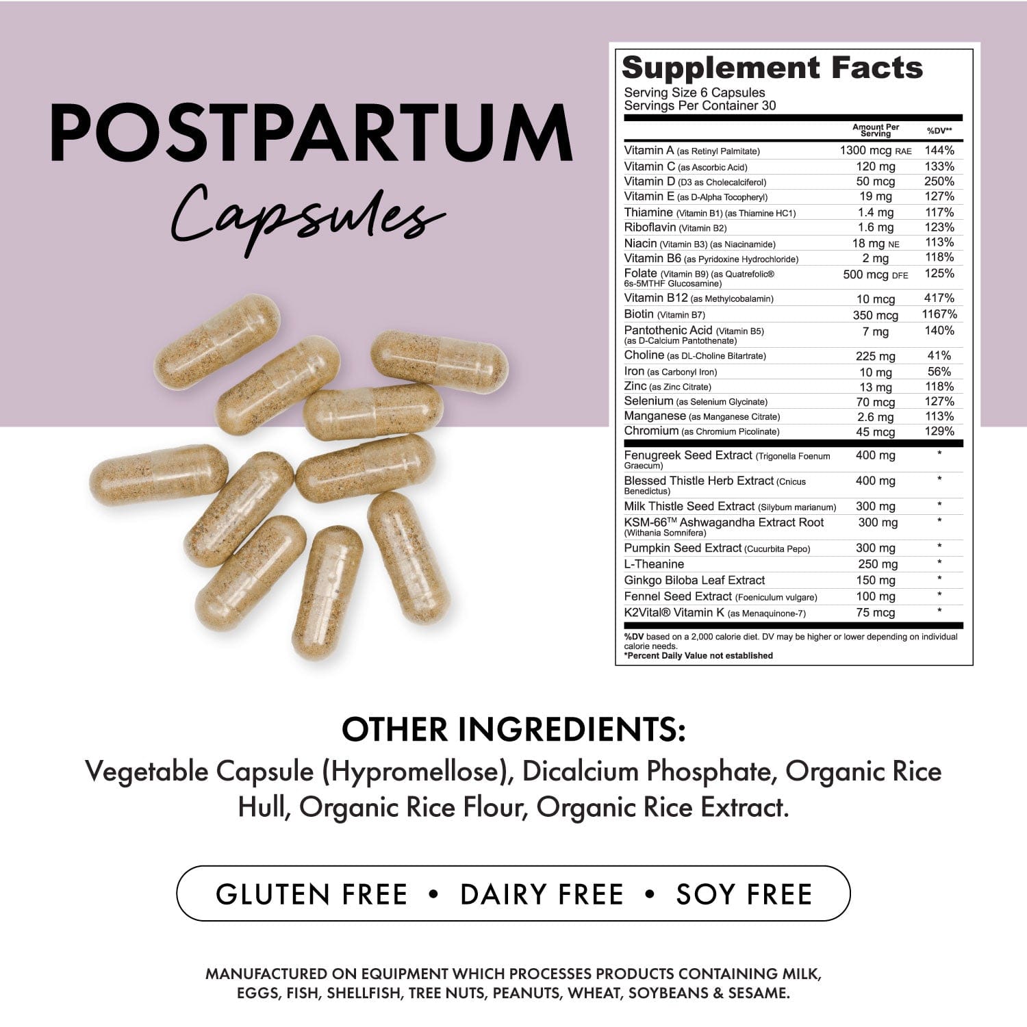 Postpartum Multivitamin