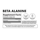 Beta Alanine - Nutritional Facts