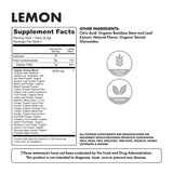 Green Sample Lemon - Nutritional Facts