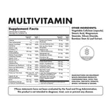 Multivitamin Capsules Nutritional Facts - Bowmar Nutrition
