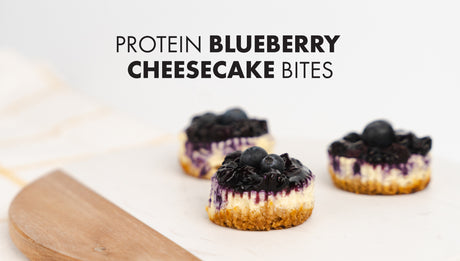 Protein Blueberry Cheesecake Bites
