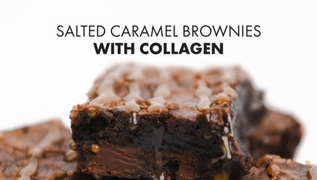 Salted Caramel Brownies with Collagen
