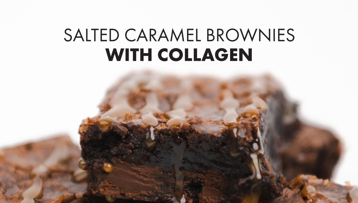 Salted Caramel Brownies with Collagen