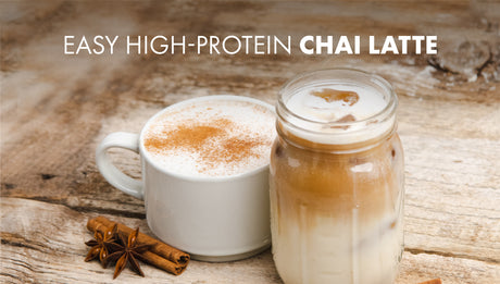 High-Protein Dirty Chai Tea Lattes