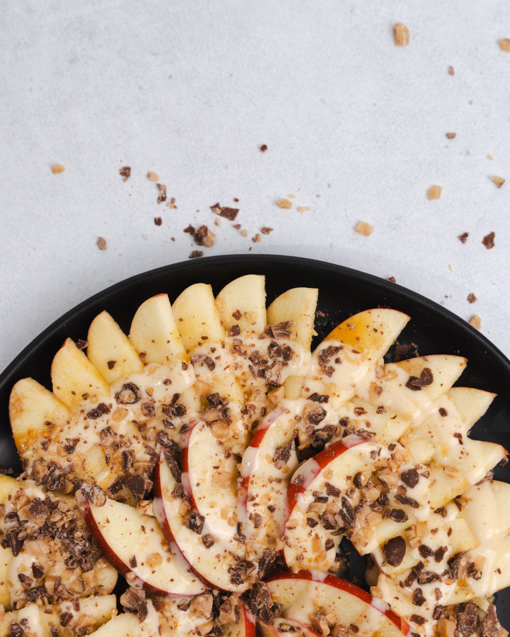 Collagen-Infused Caramel Apple Nachos