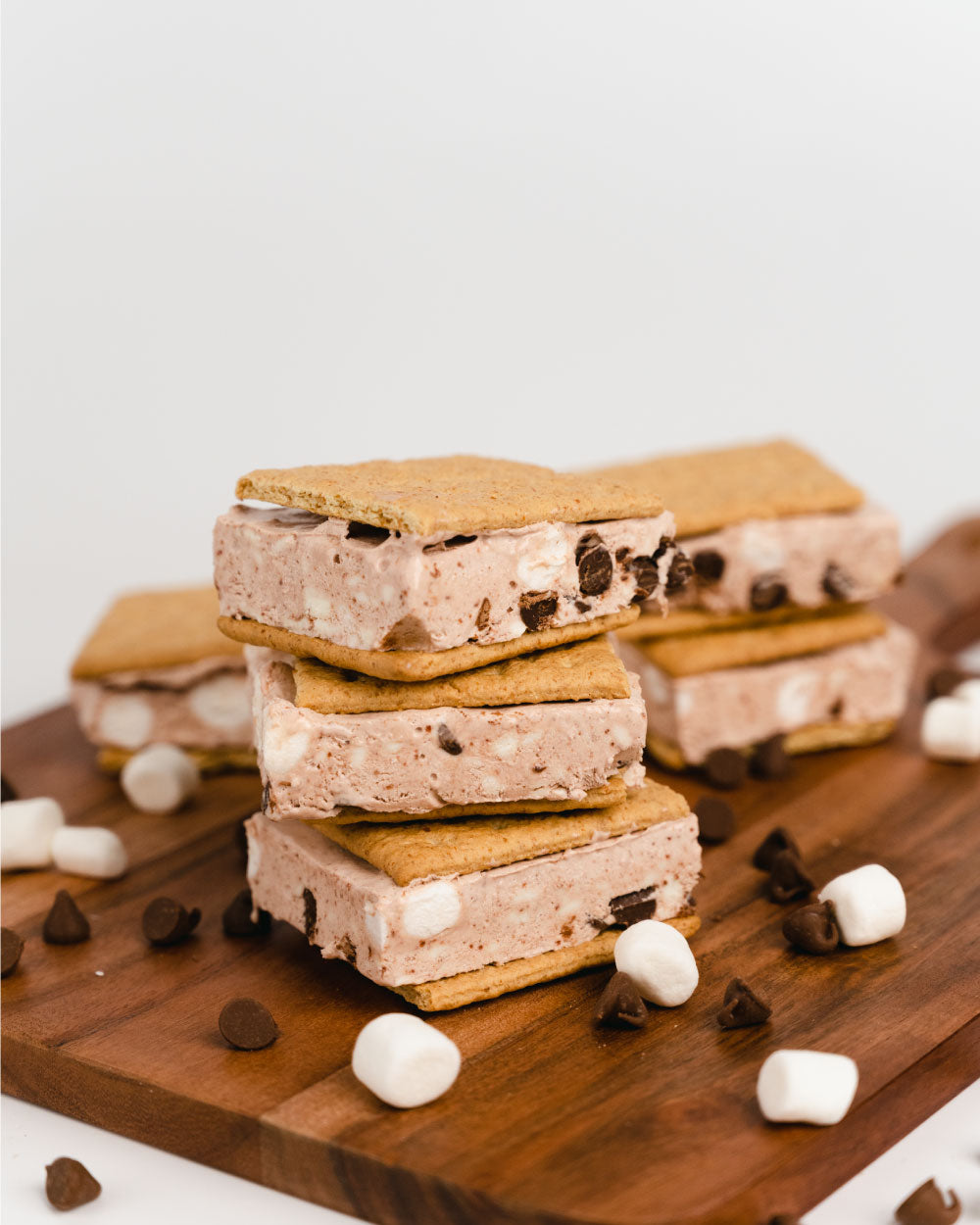 S'mores Protein Ice Cream Sandwiches