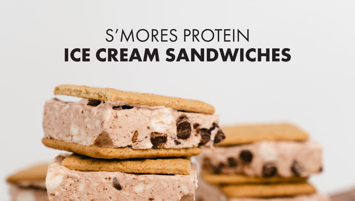 S'mores Protein Ice Cream Sandwiches