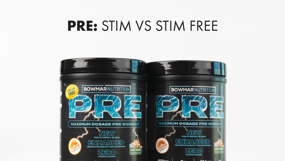 PRE: Stim vs Stim-Free