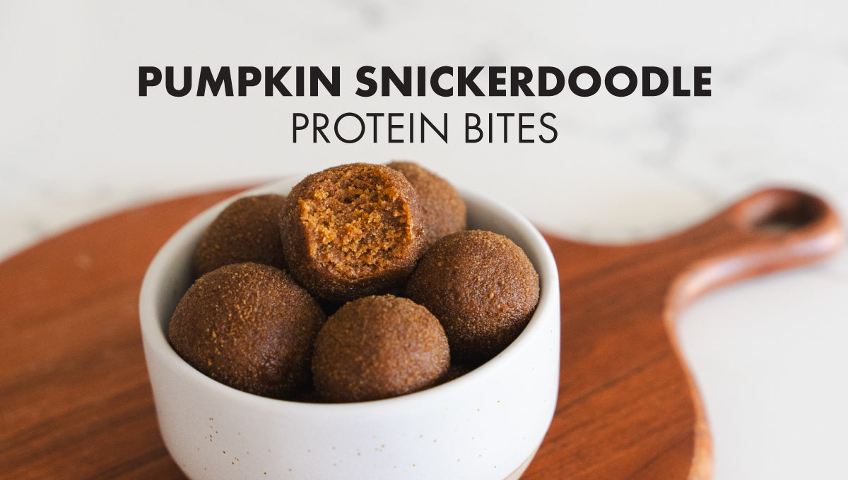 Pumpkin Snickerdoodle Protein Bites