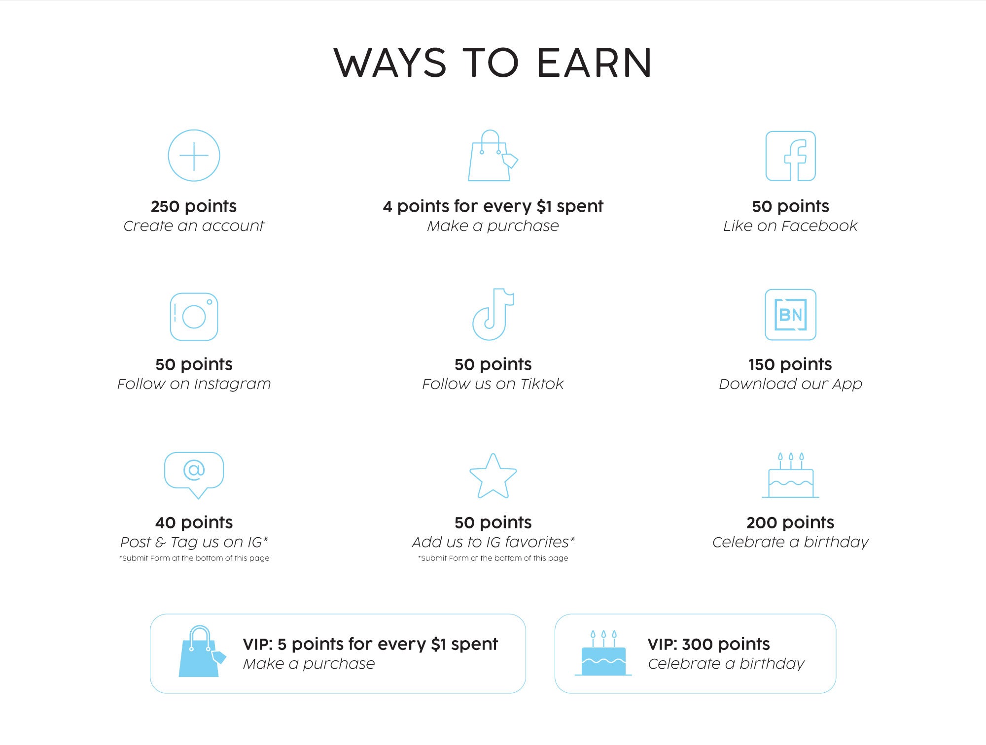 rewards page ways to earn - desktop