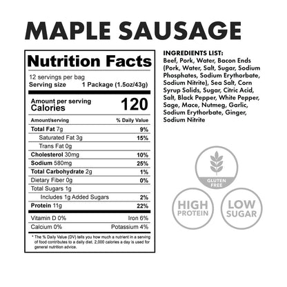 maple - nutritional facts