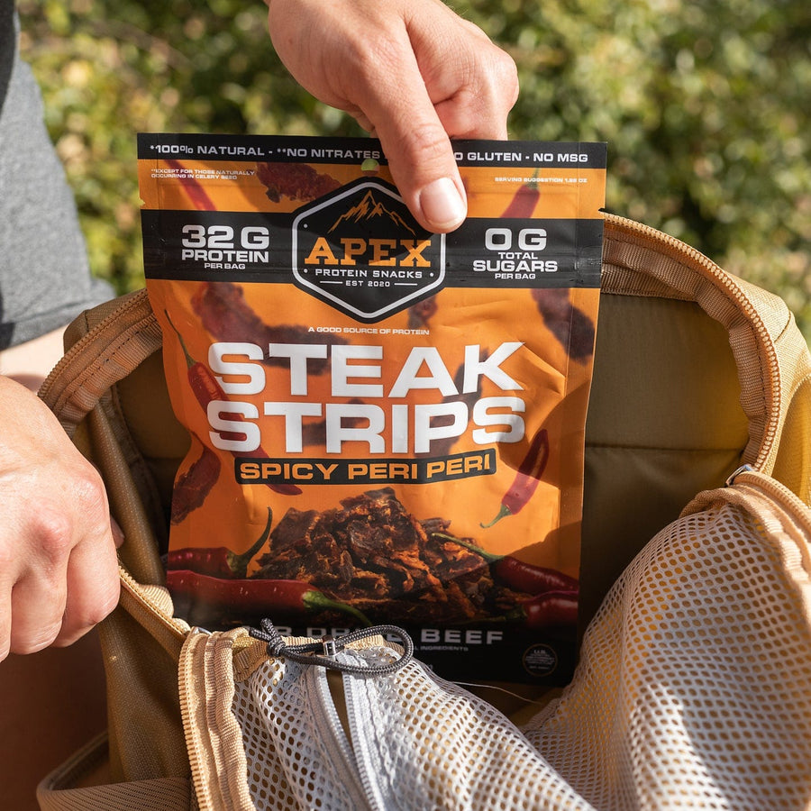 Steak Strips - Apex Protein Snacks | Bowmar Nutrition