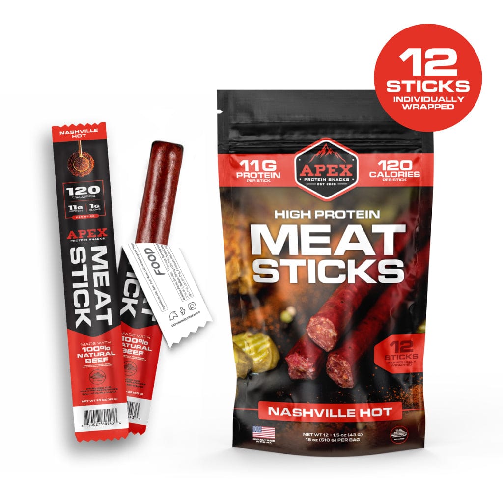 Nashville Hot Apex Meat Sticks | Bowmar Nutrition