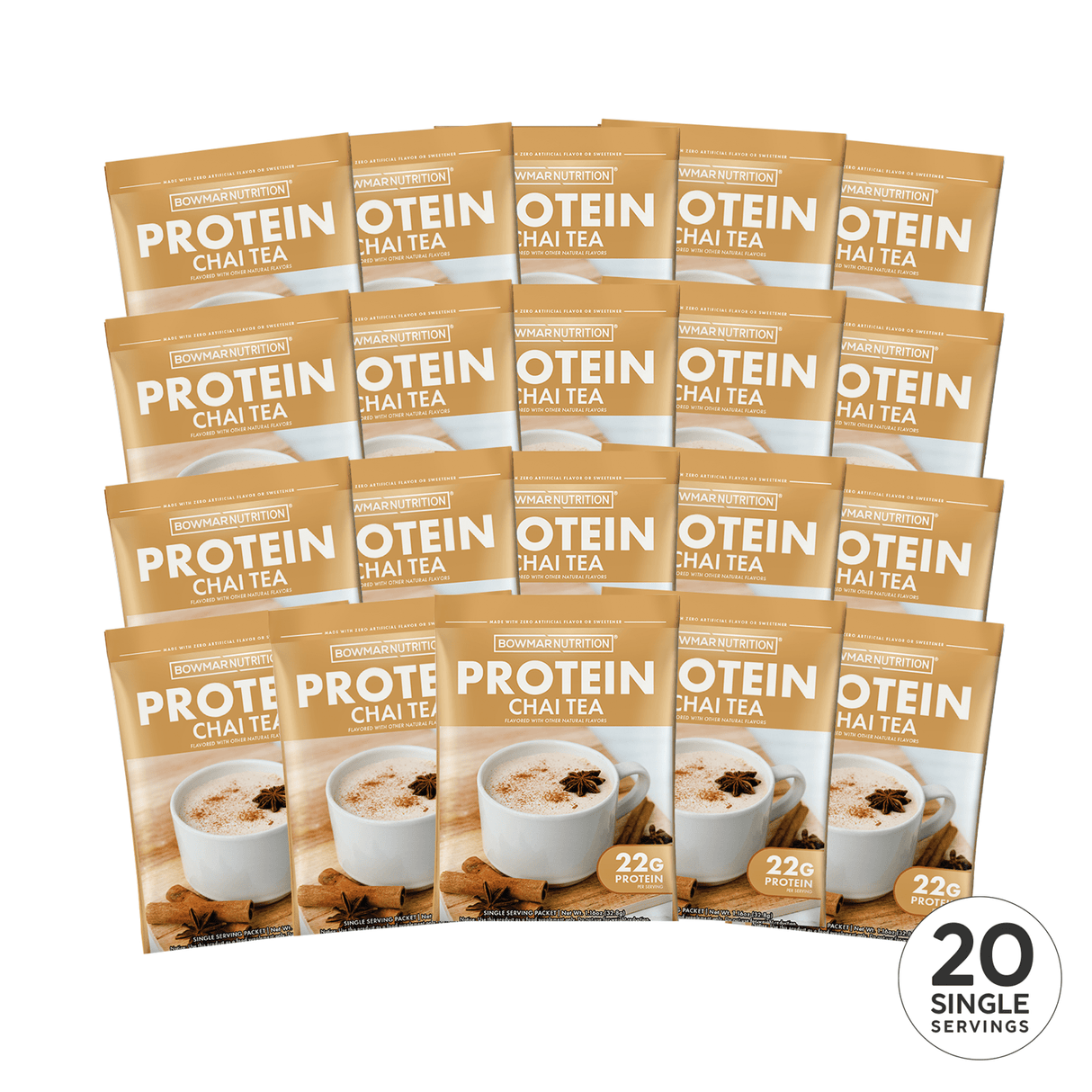 Chai Tea Whey Protein - 20 Packs