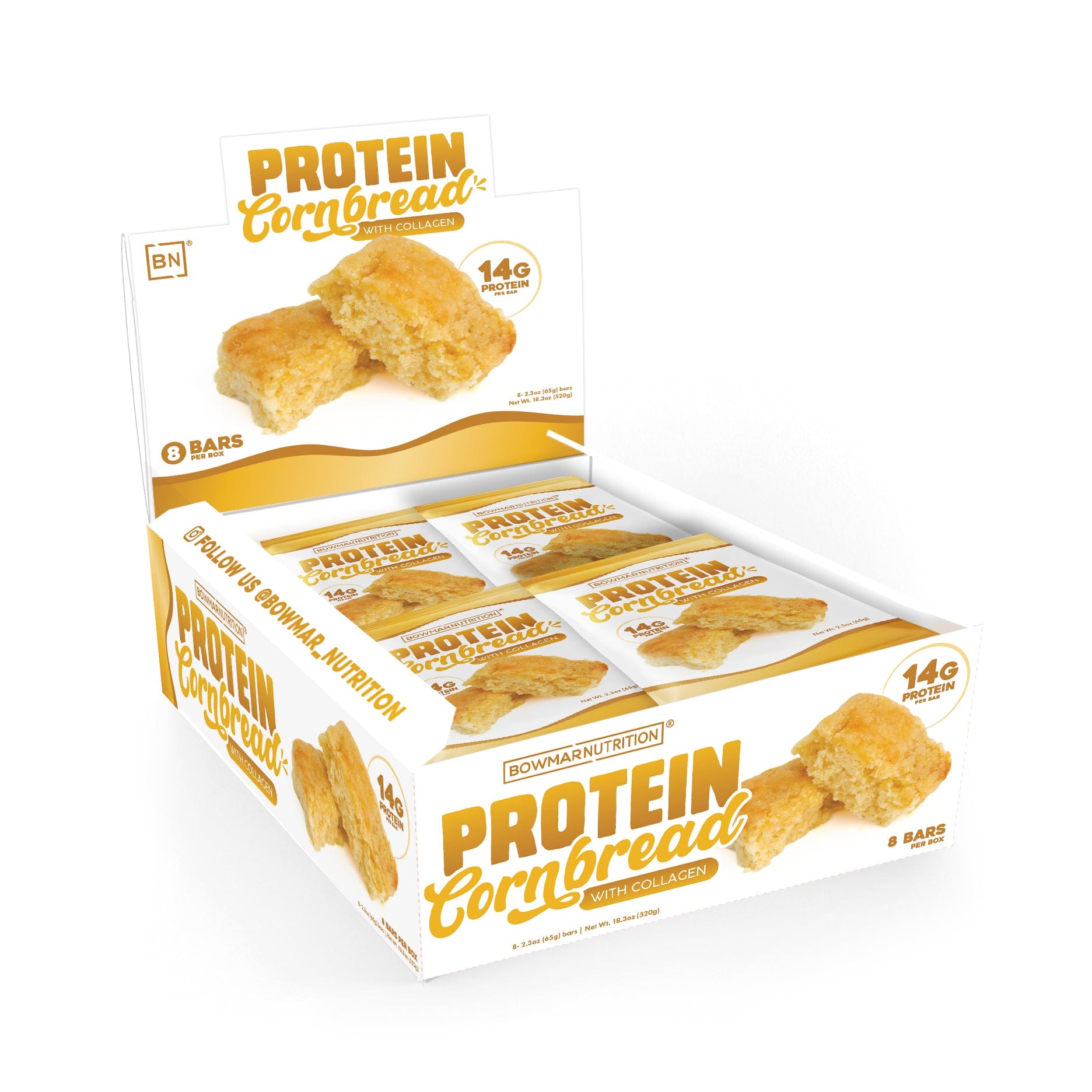 Protein Cornbread box - bowmar nutrition