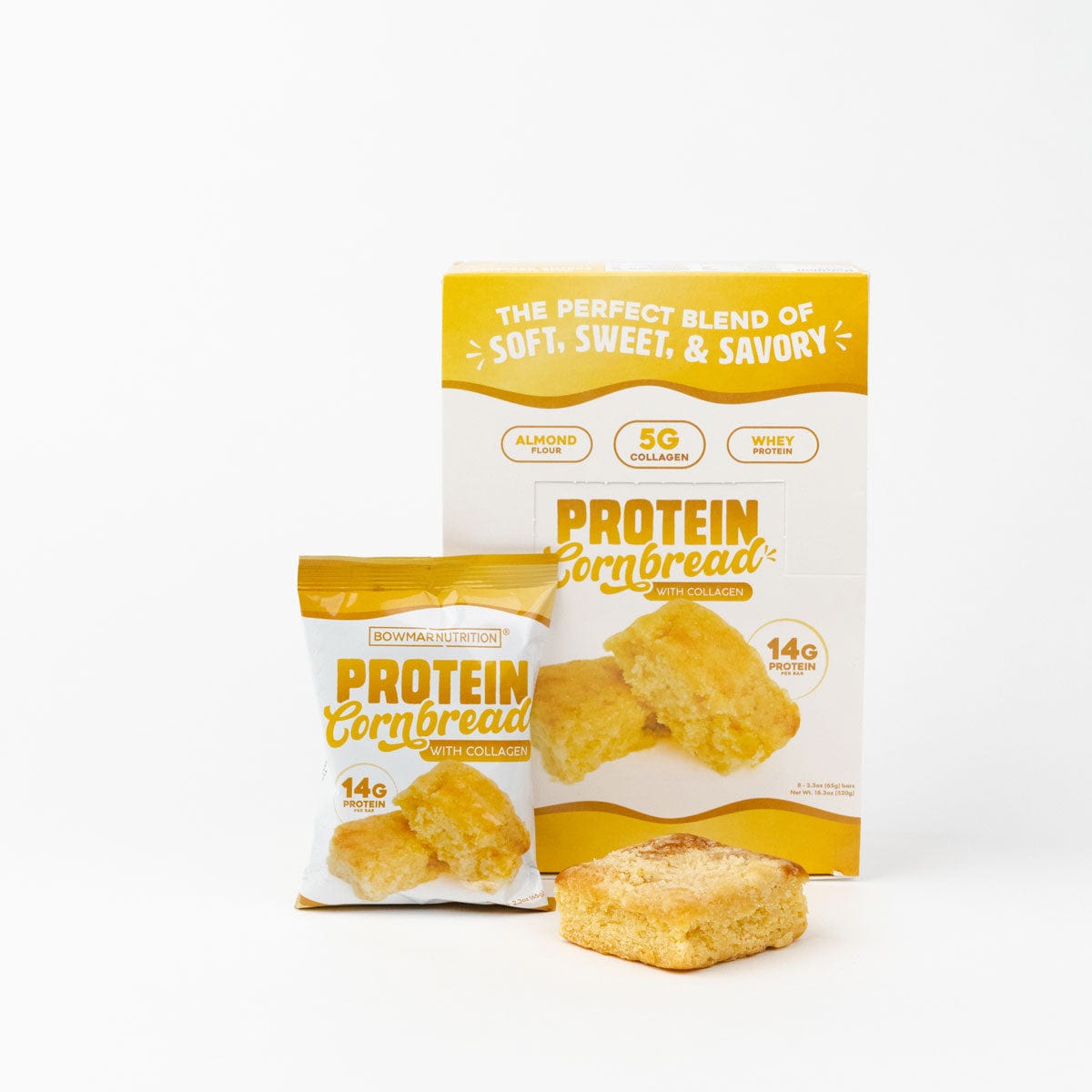 bowmar Protein Cornbread snacks