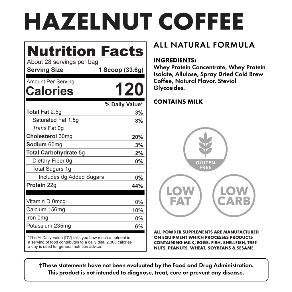 Protein Hazelnut Coffee