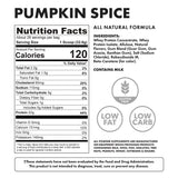 pumpkin spice nutritional facts