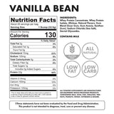 Whey Protein Vanilla Bean facts