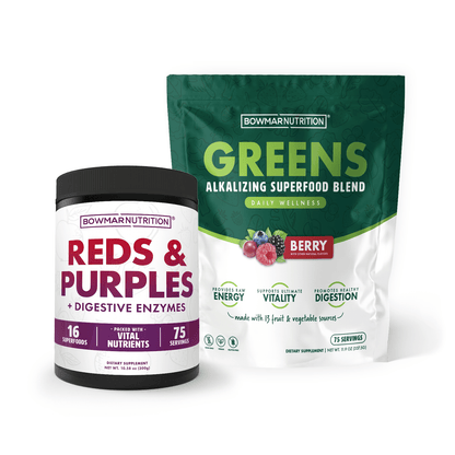 reds, purples, and greens bundle