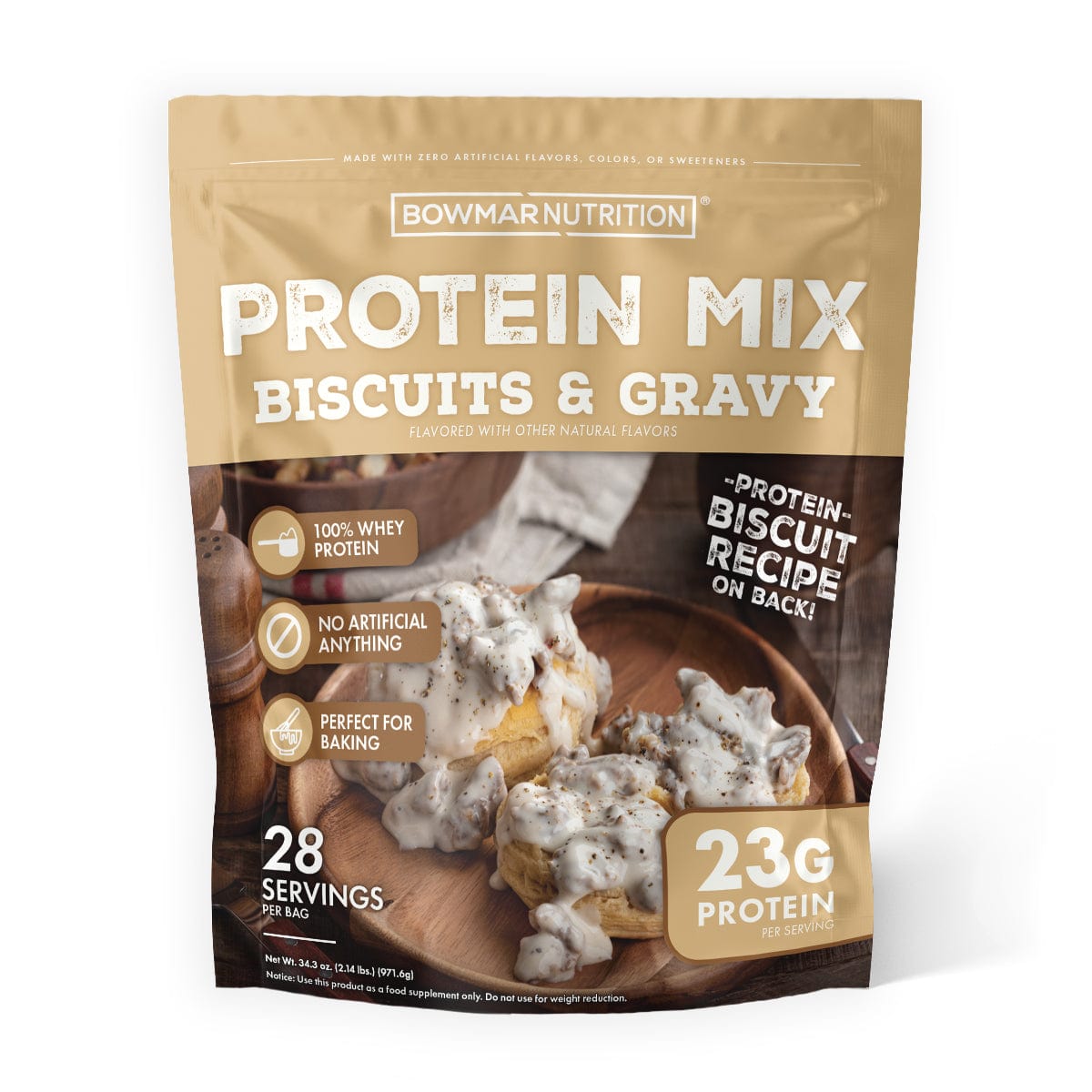 Protein Biscuits and Gravy | Bowmar Nutrition