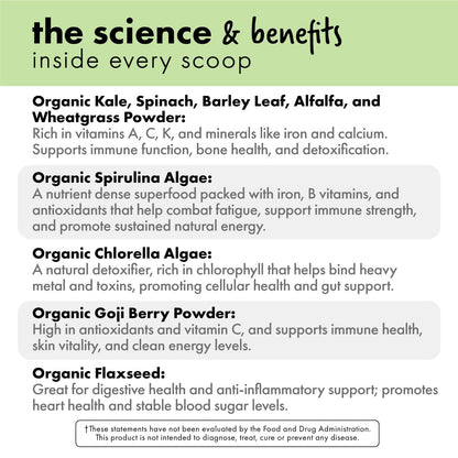 greens berry flavor - benefits