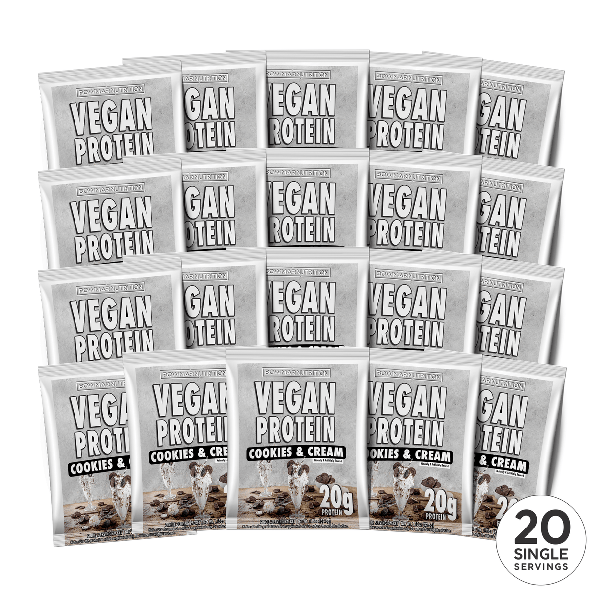 cookies cream vegan - 20 sample pack
