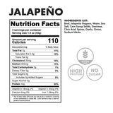 Meat Bites Jalapeno Bag - Nutritional Facts