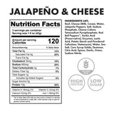 Meat Bites Jalapeno Cheese Bag - Nutritional Facts
