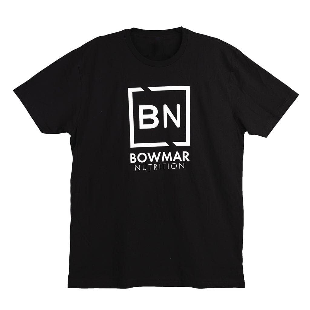 Black Tee - 100% Cotton | Bowmar Nutrition