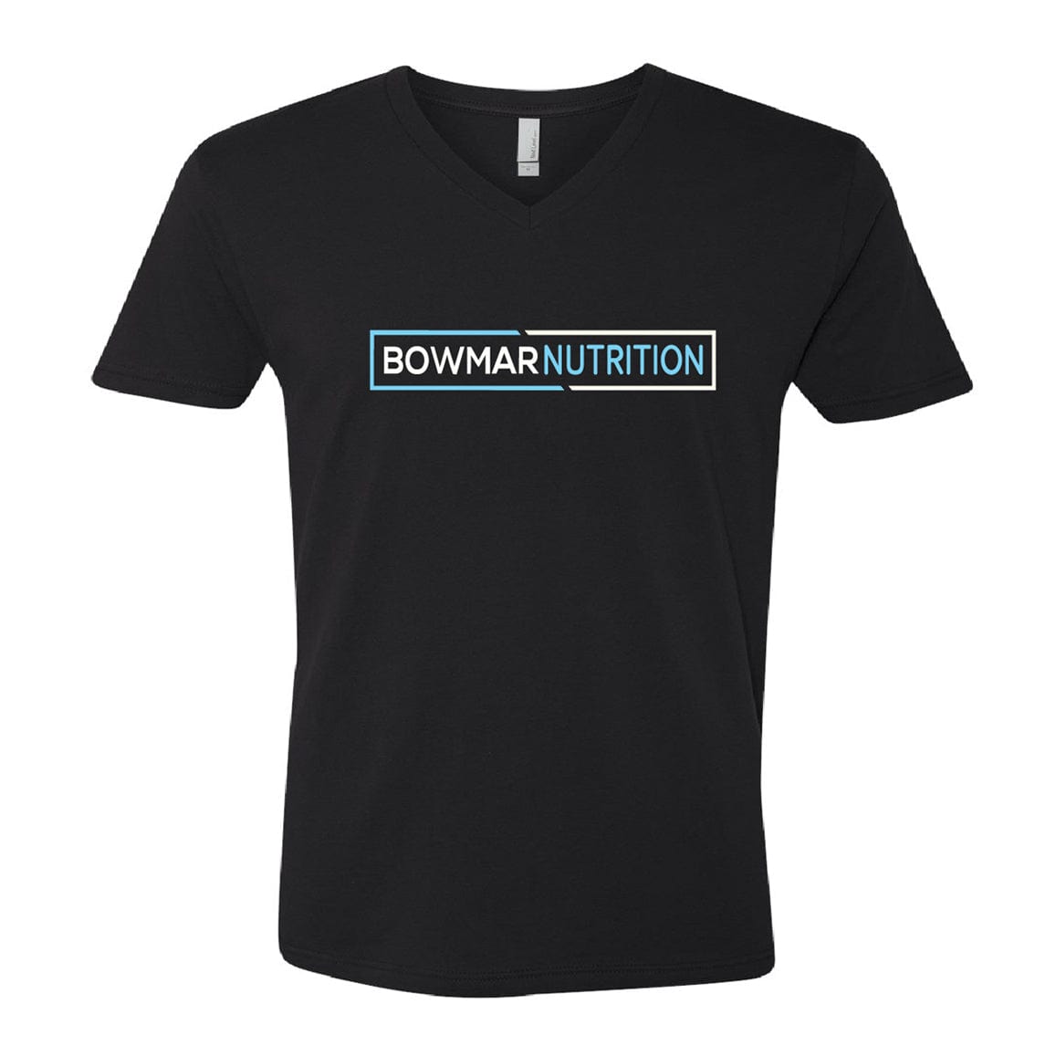 Men's Black V-Neck Tee | Bowmar Nutrition