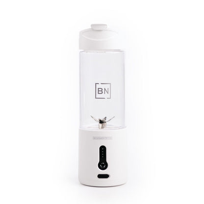 white portable blender