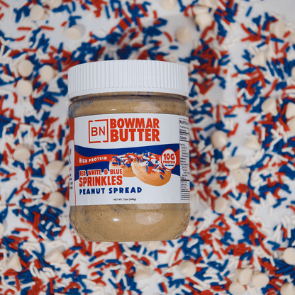 Bowmar Nut Spread Red White and Blue