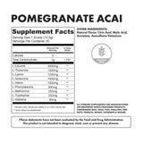 Essentials Pomegranate Acai 30 Servings - Nutritional Facts