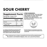 Fiber Sour Cherry 30 Servings - Nutritional Facts