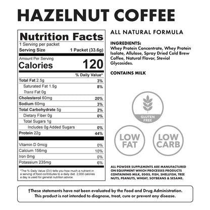 hazelnut coffee - ingredients