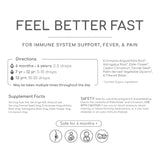 Feel Better Fast - Nutritional Facts
