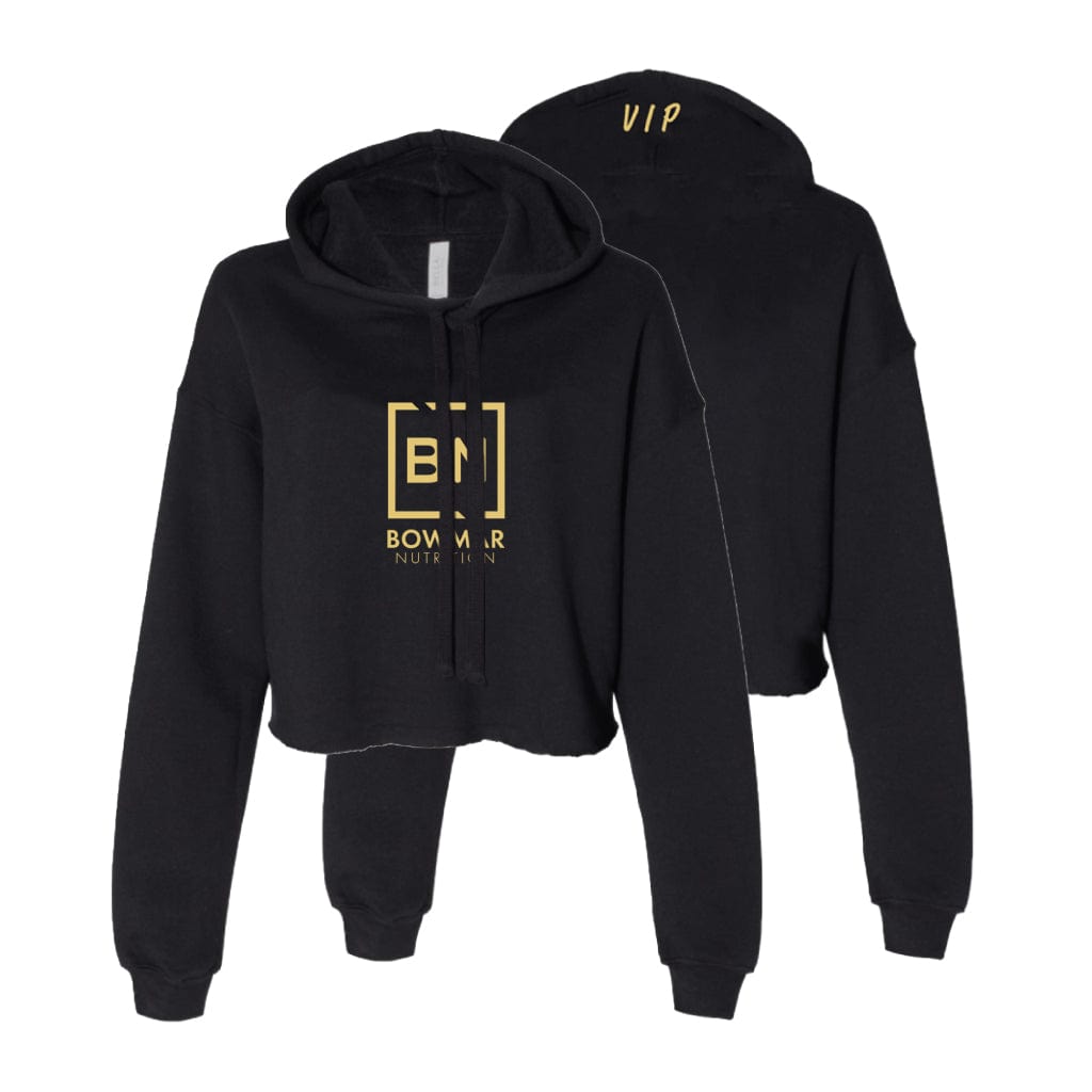 VIP Womens Crop Hoodie | Bowmar Nutrition