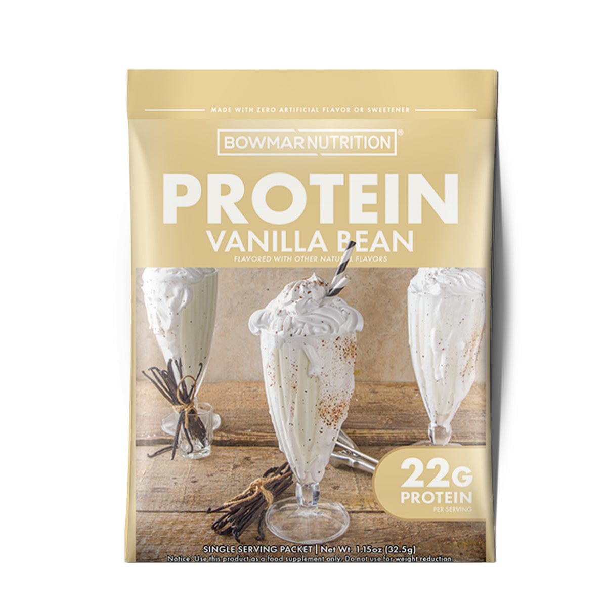 whey vanilla protein sample